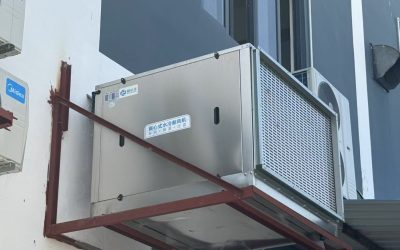 东莞东北饺子馆 岚畅水冷 14000 风量设备安装案例说明